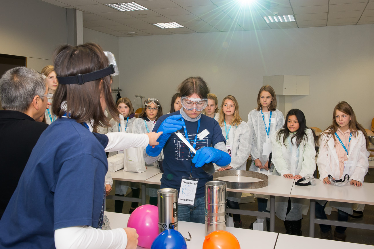 Young researchers at work