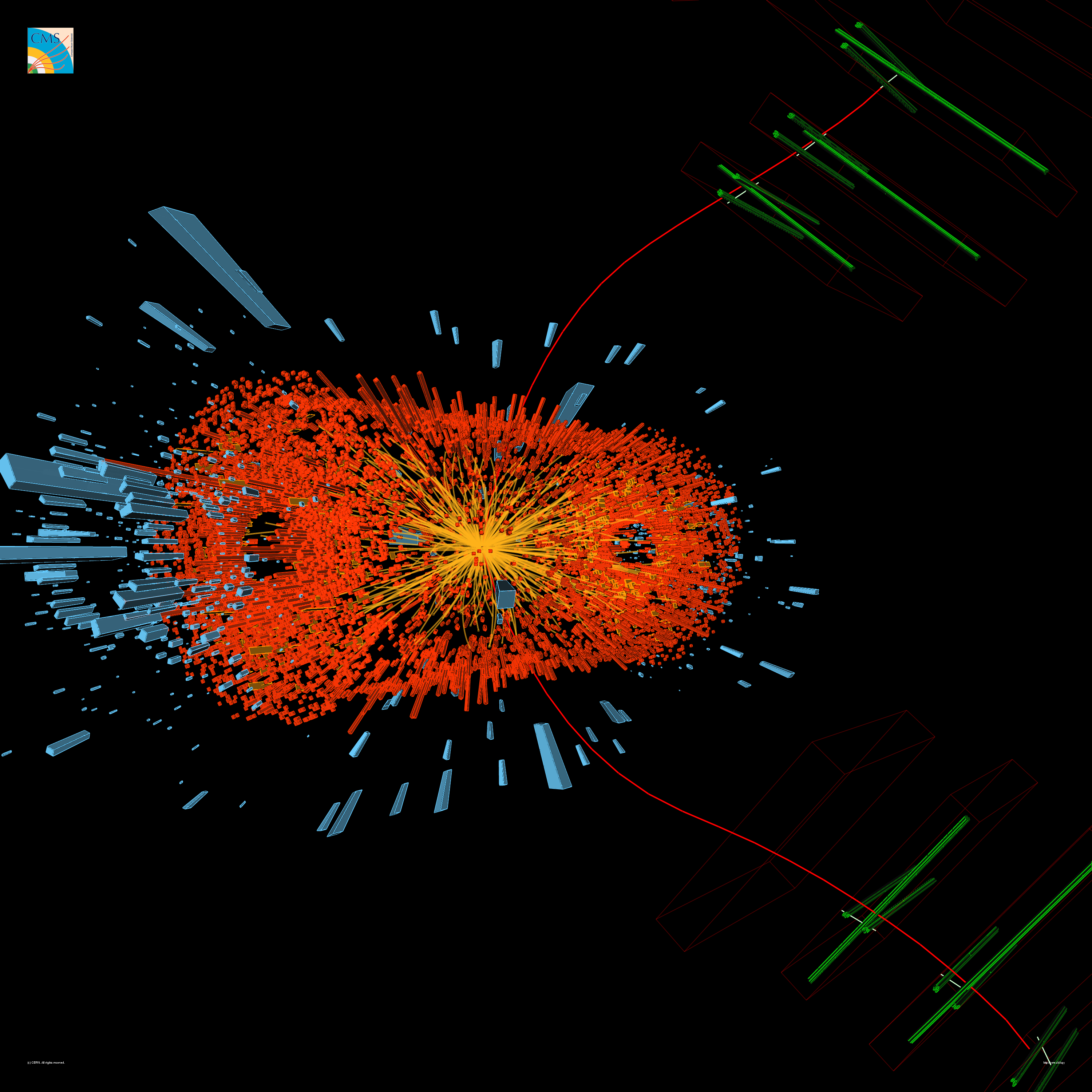 Upsilon candidate in heavy ion collision