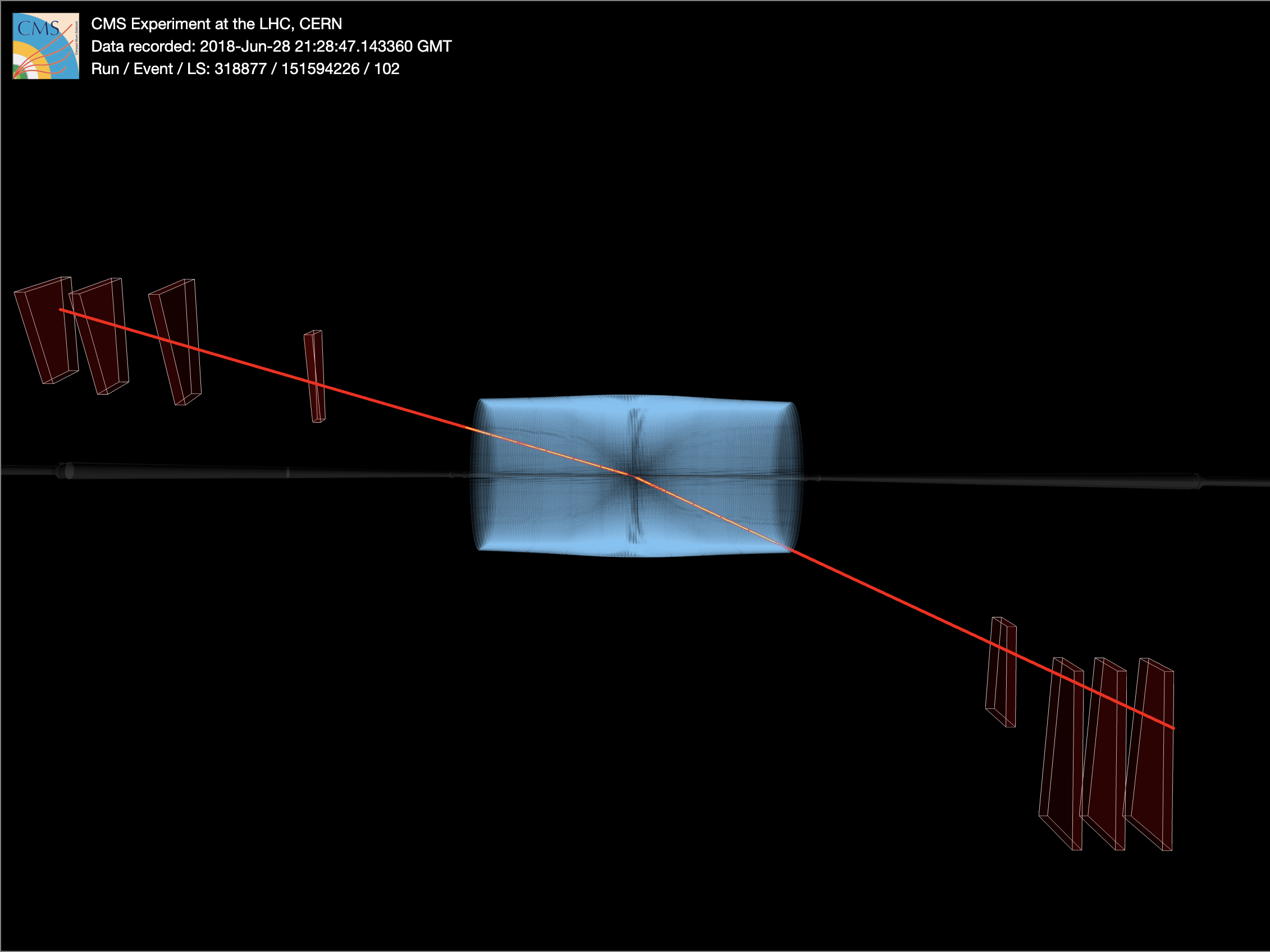 highest dimuon mass event in CMS Run 2