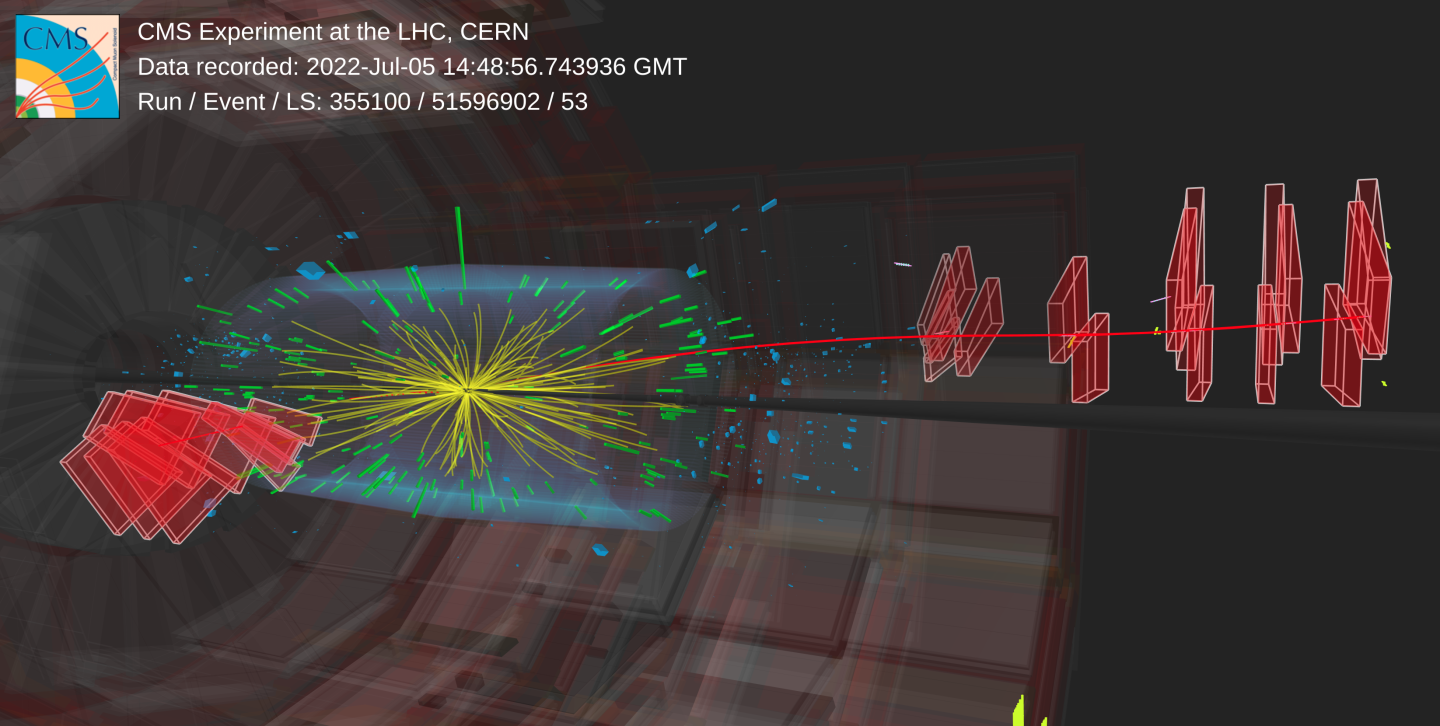 CMS first Run3 collision