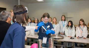 Young researchers at work